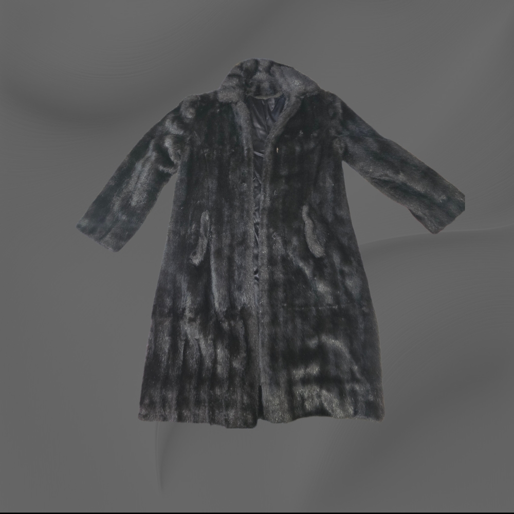 Luxurious Black Fur Coat